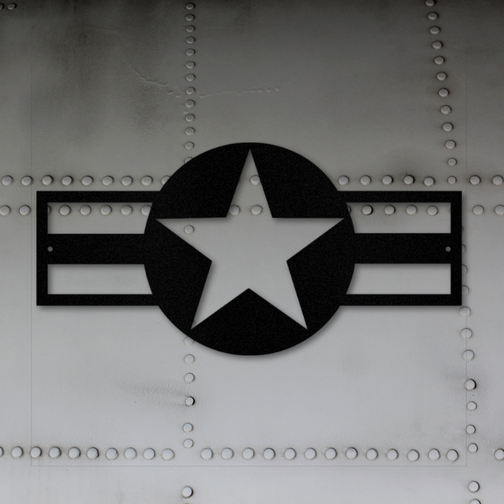 National Star- Steel Sign