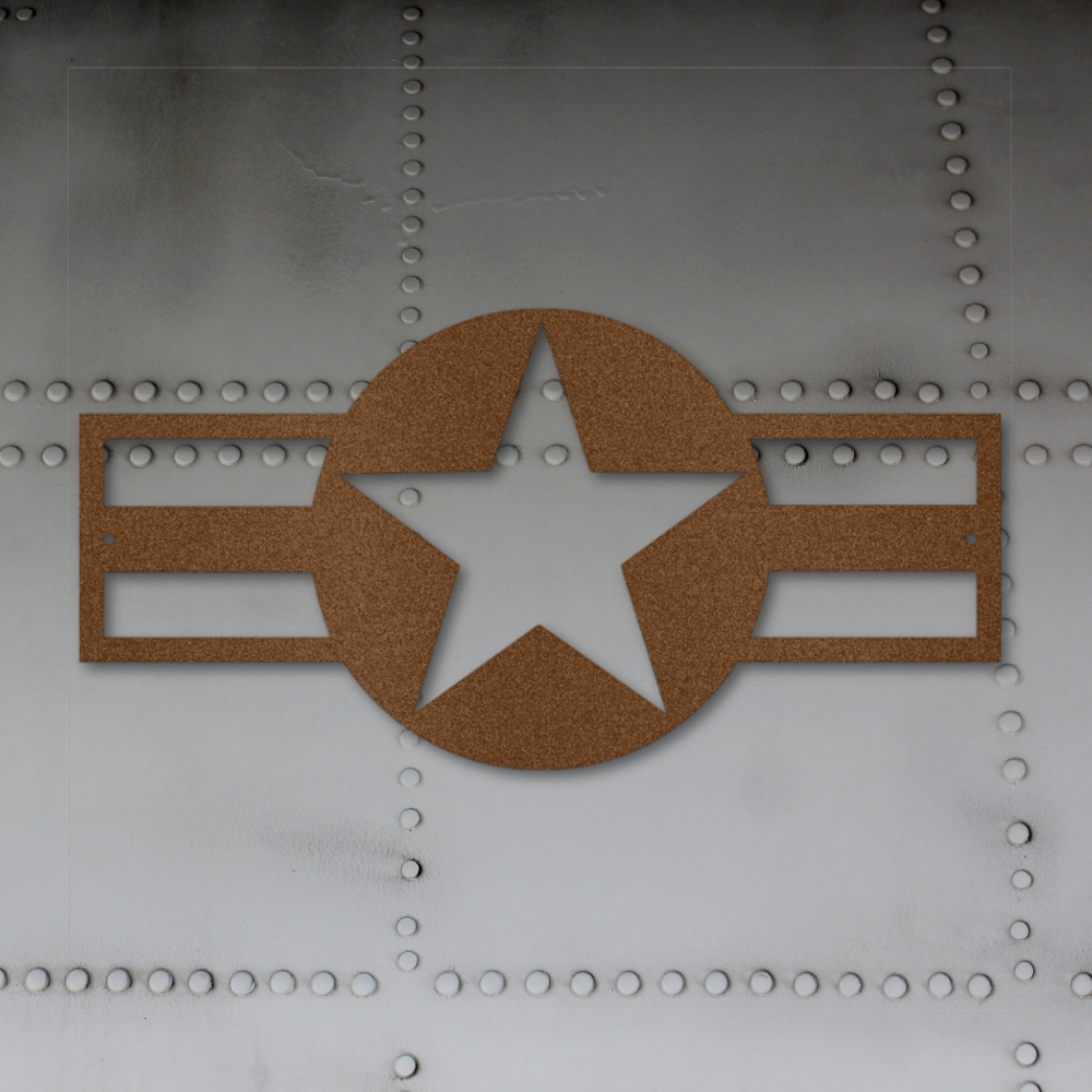 National Star- Steel Sign