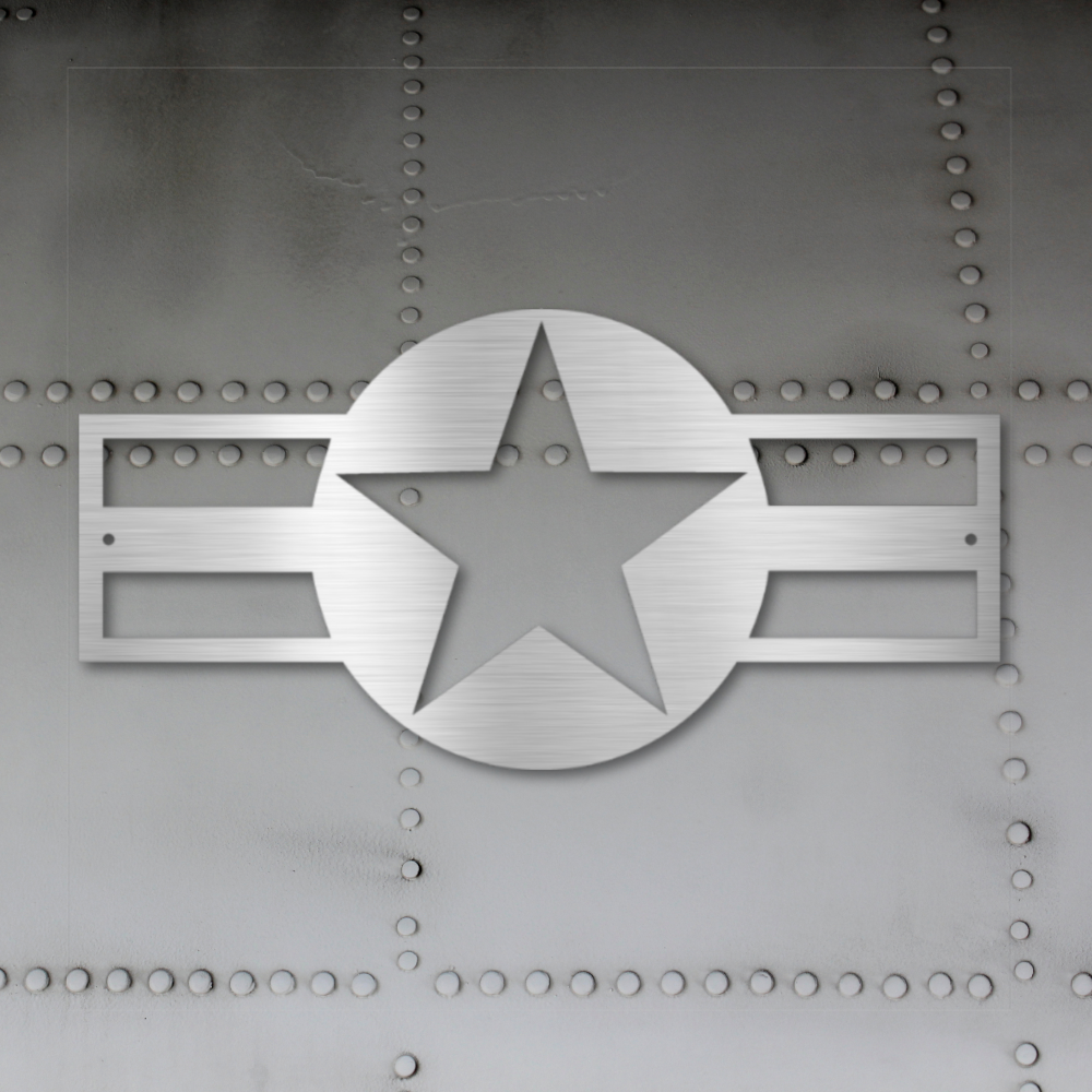 National Star- Steel Sign