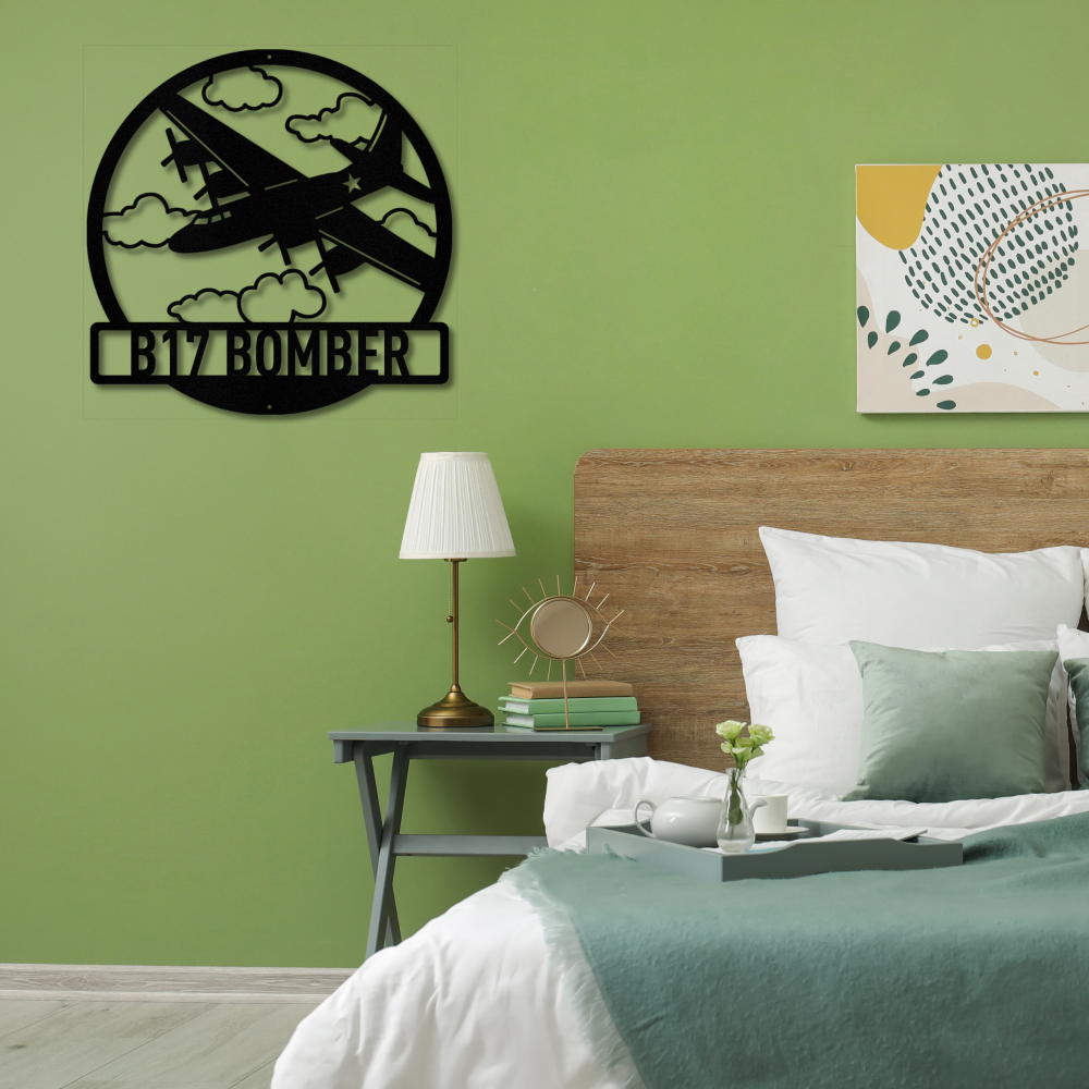 B17 Bomber - Steel Sign